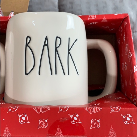 Rae Dunn Christmas Mug Woof & Bark Mug Set - Picture 3 of 5